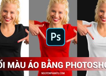 Cách đổi màu áo đen bằng photoshop