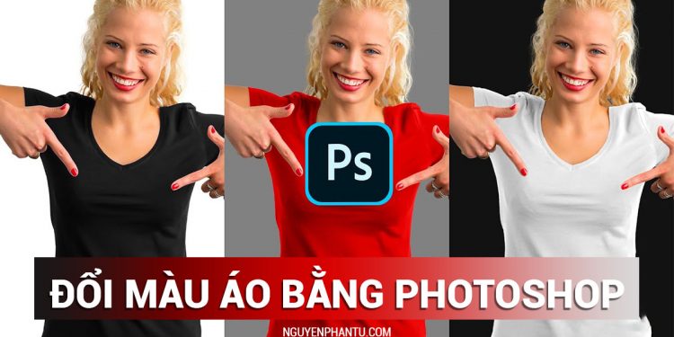 Cách đổi màu áo đen bằng photoshop