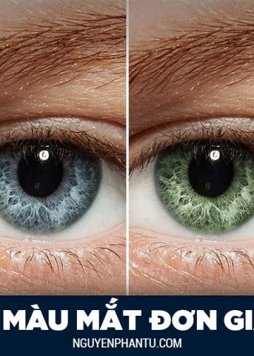 hướng dẫn cách thay đổi màu mắt bằng photoshop