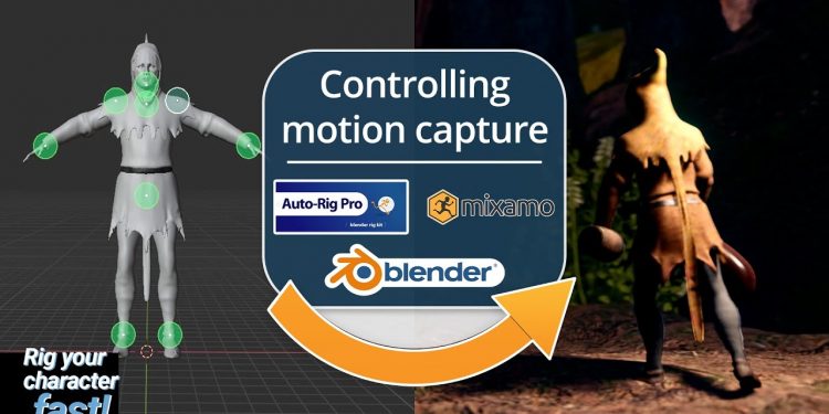 tải auto-rig miễn phí cho blender